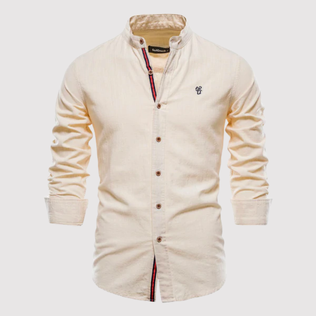 Taylor Ryder Embroidered Plain Slim Fit Button Shirt